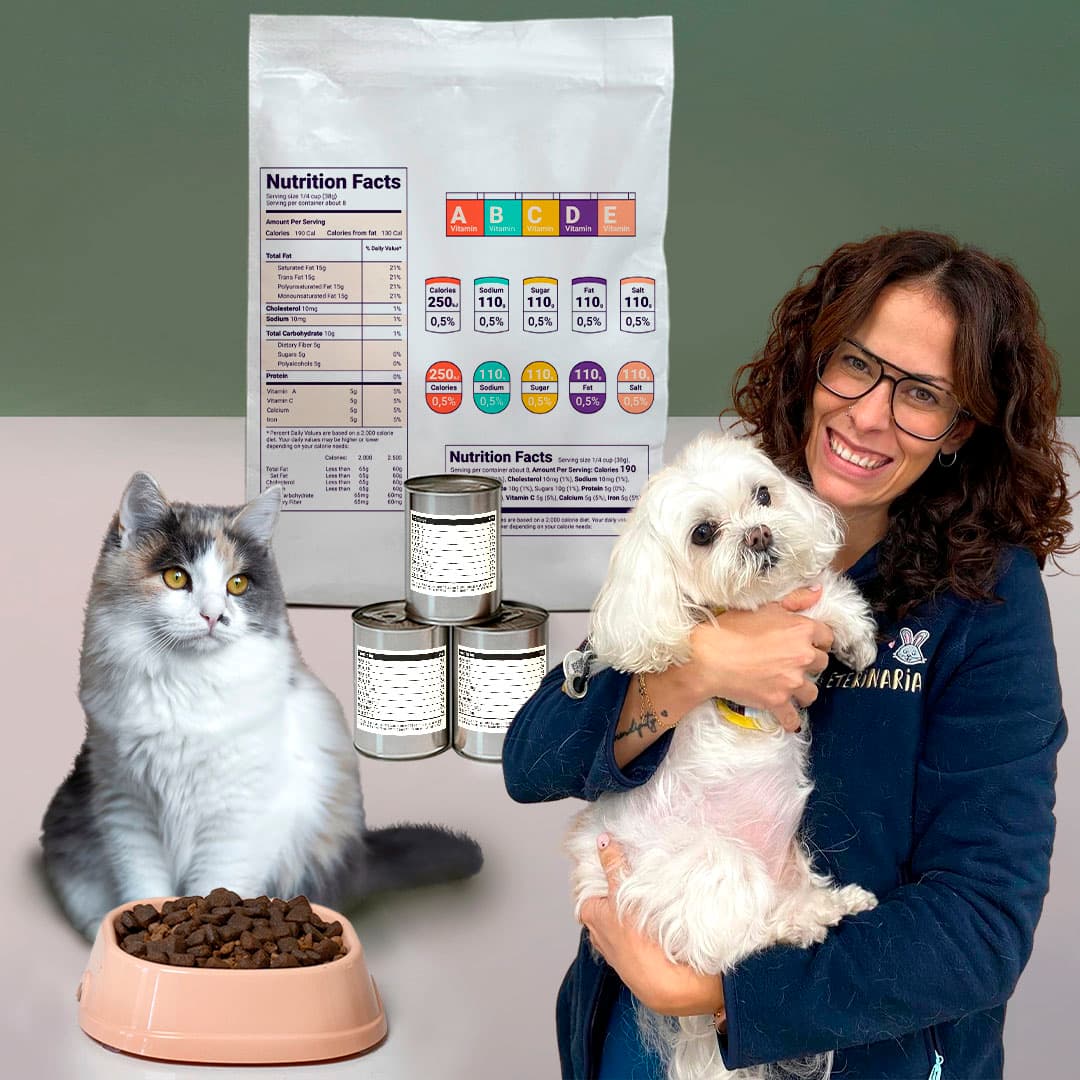 Interpretación de etiquetas en alimentos comerciales en perros y gatos